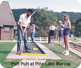 putt putt at Pine Lake Marin