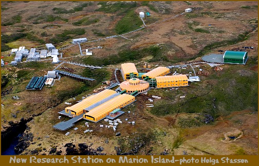 Research station on Marion Island