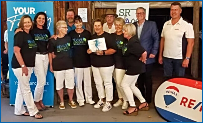 Revive Sedgefield Team with their "Celebrate Sedgefield Award