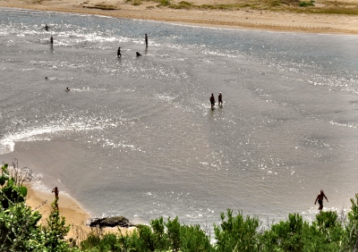 River-mouth open to the Sea