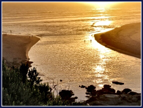 Sunset at Swartvlei River-Mouth