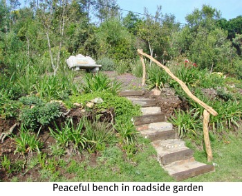 roadside bench roadside bench