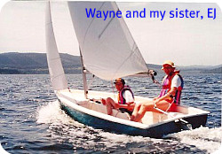 sailing on the Swartvlei Lak