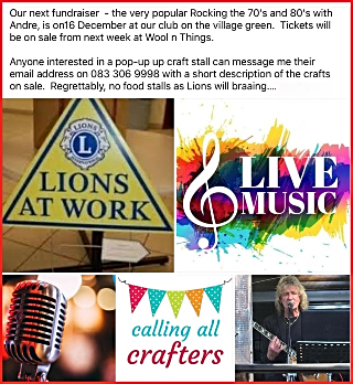 Lions Live Music Dec 23