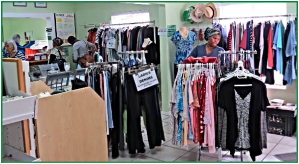 Hospice Shop shoppers