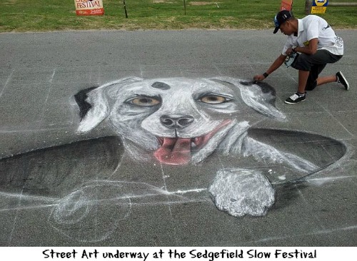 Street Art at the Slow Festival Street Art at the Slow Festival