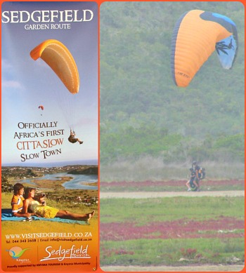 Tandem paragliding