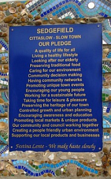 Slow Town pledge