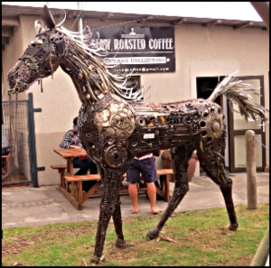 Metal Parts crafted Horse