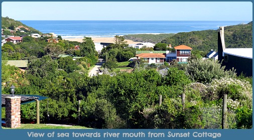 View towards the Swartvlei river mouth View towards the Swartvlei river mouth