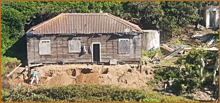 Start of front retaining Wall
