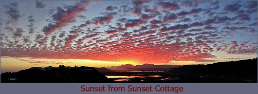 the sunset view from the apartment the sunset view from the apartment