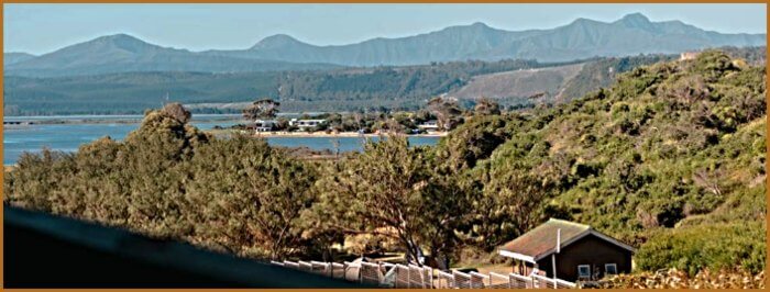View of Swartvlei Lake from the cottage