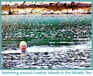 Sheila in the Adriatic Sea