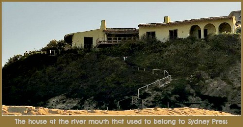 Sydney Press's house at Swartvlei River-mouth Sydney Press's house at Swartvlei River-mouth
