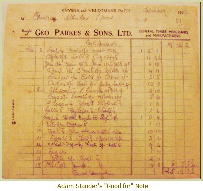 Adam's goodfor ticket Adam's goodfor ticket