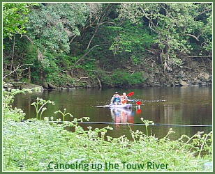 canoeing the Touw River canoeing the Touw River