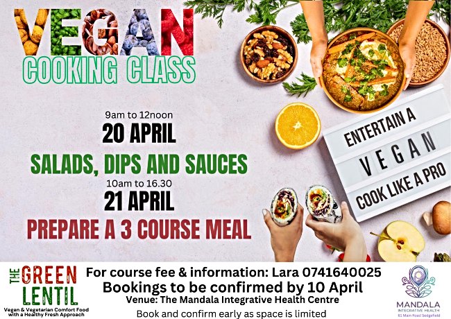 Vegan Cooking Class with Lara Vegan Cooking Class with Lara