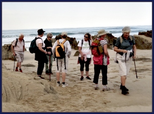 Sedgefield walking group at Platbank