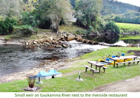 Goukamma River weir