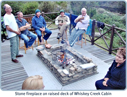 Stone fire-place Stone fire-place