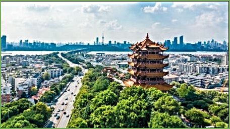 View of Wuhan all the way across the Yangtse River View of Wuhan all the way across the Yangtse River