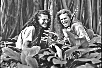 Steve and Tony having fun together